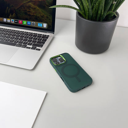 Wozinsky Fashion Case with MagSafe for Samsung Galaxy S24 FE - Green_7