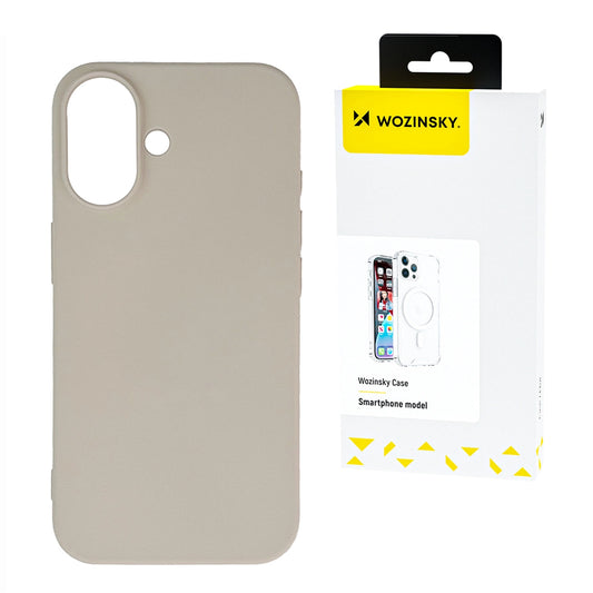 Wozinsky Silicone Case for Samsung Galaxy S24 FE - Beige_0