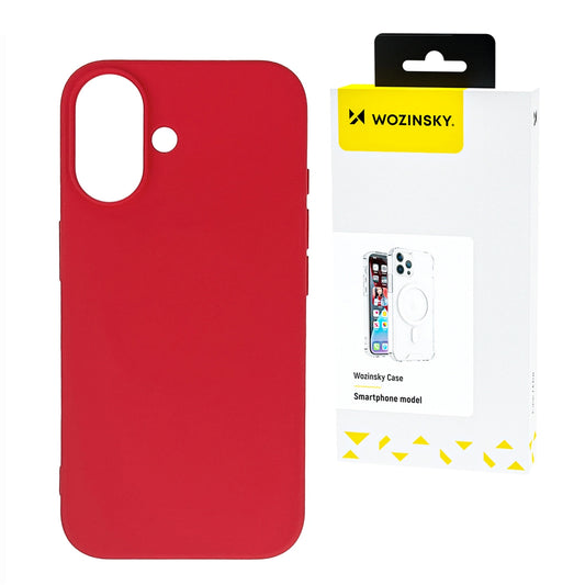 Wozinsky Silicone Case for Samsung Galaxy S24 FE - Red_0