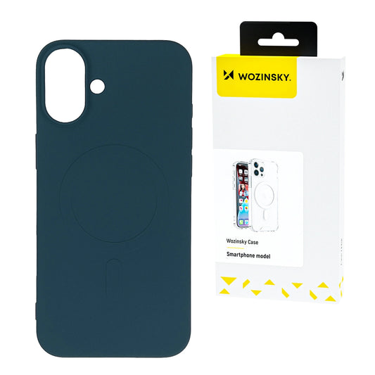 Wozinsky Silicone Case MagSafe Compatible for Samsung Galaxy S24 FE - Blue_0