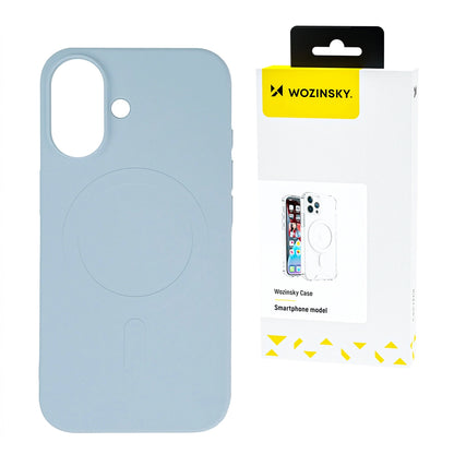 Wozinsky Silicone Case MagSafe Compatible for Samsung Galaxy S24 FE - Blue_0