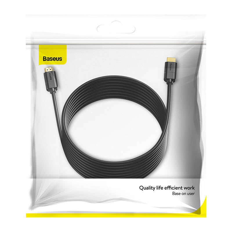 Baseus 2x HDMI 2.0 4K 30Hz Cable, 3D, HDR, 18Gbps, 8m (black)_13
