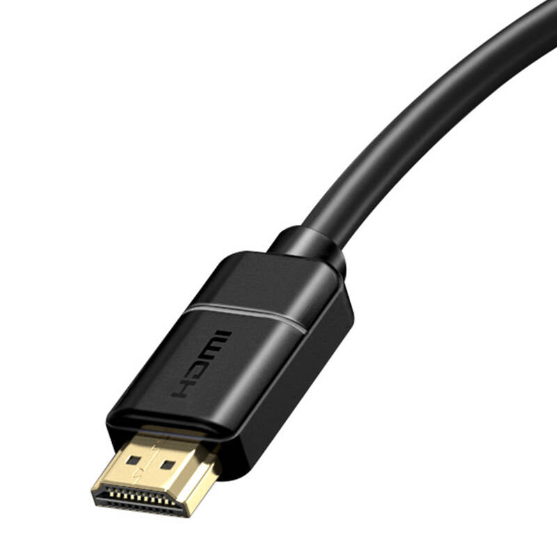 Baseus 2x HDMI 2.0 4K 30Hz Cable, 3D, HDR, 18Gbps, 8m (black)_5