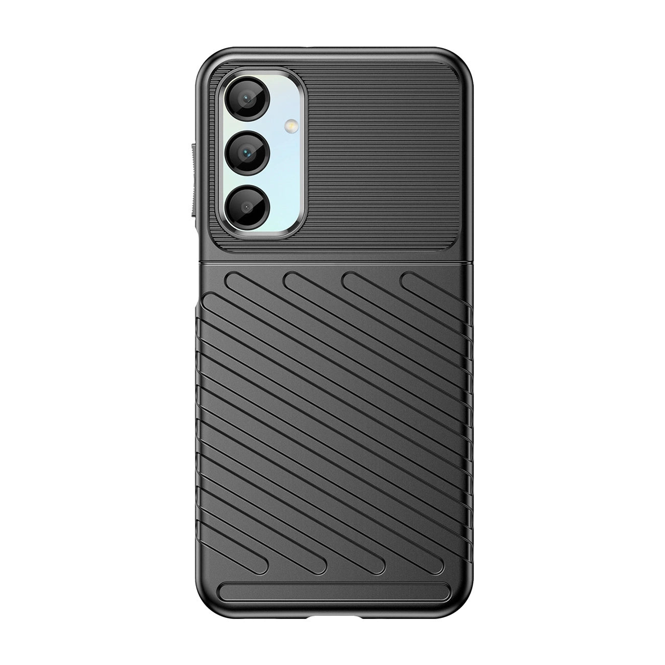 Thunder Case for Samsung Galaxy A56/A36 Silicone Armored Cover - Black_1