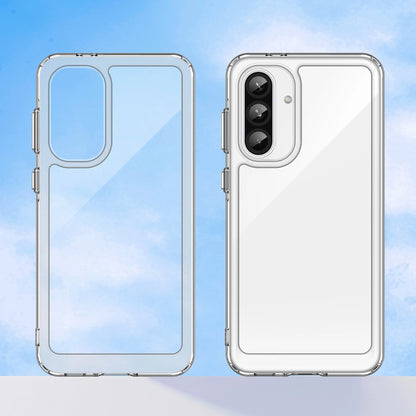 Outer Space Case for Samsung Galaxy A56 Cover with Flexible Frame - Transparent_4
