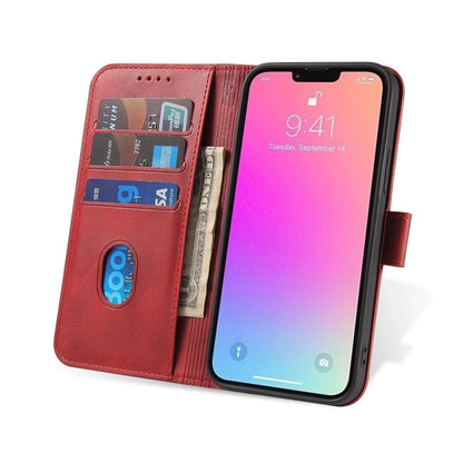 Magnet Case with flap for Samsung Galaxy A26 - red_1