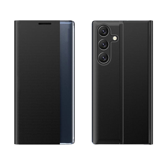 New Sleep Case Flip Cover with Stand Function for Samsung Galaxy A26 - Black_0