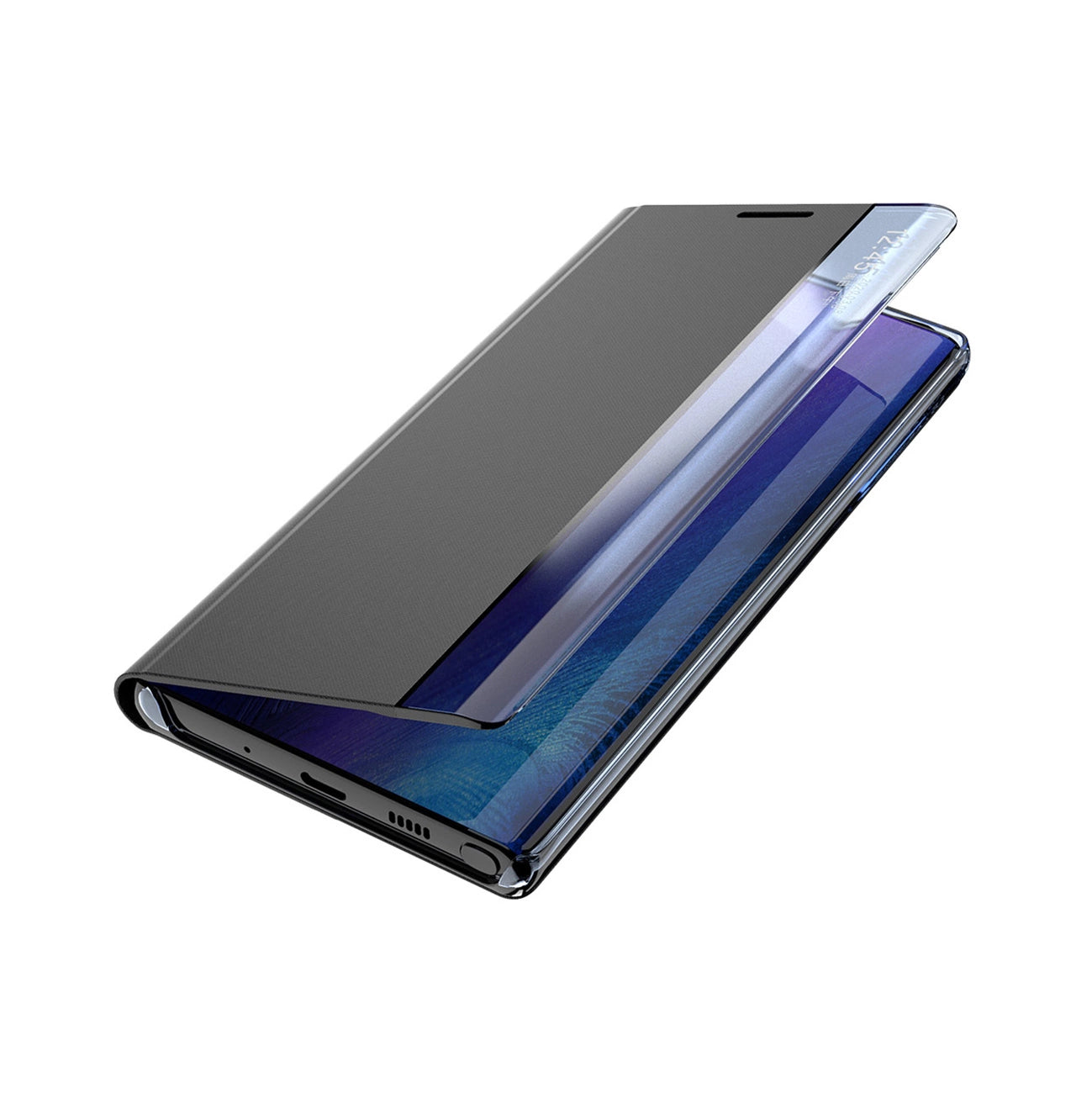 New Sleep Case Flip Cover with Stand Function for Samsung Galaxy A26 - Black_1