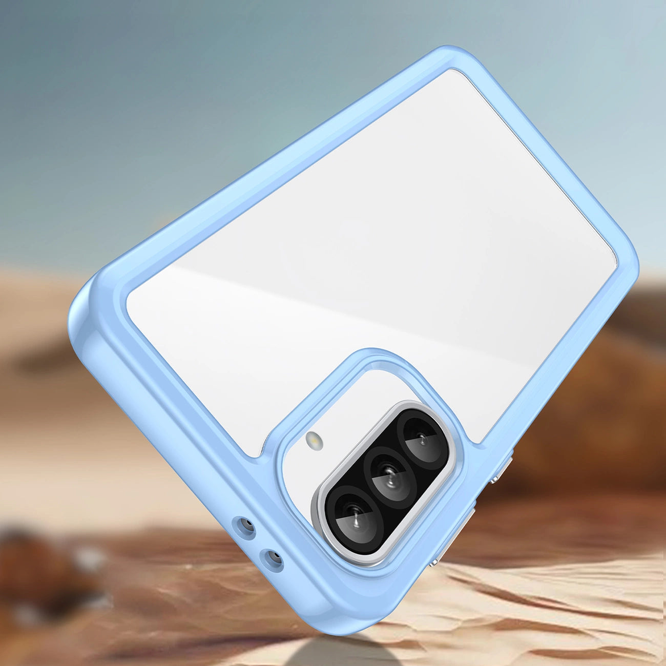 Outer Space Case for Samsung Galaxy A26 Cover with Flexible Frame - Blue_2