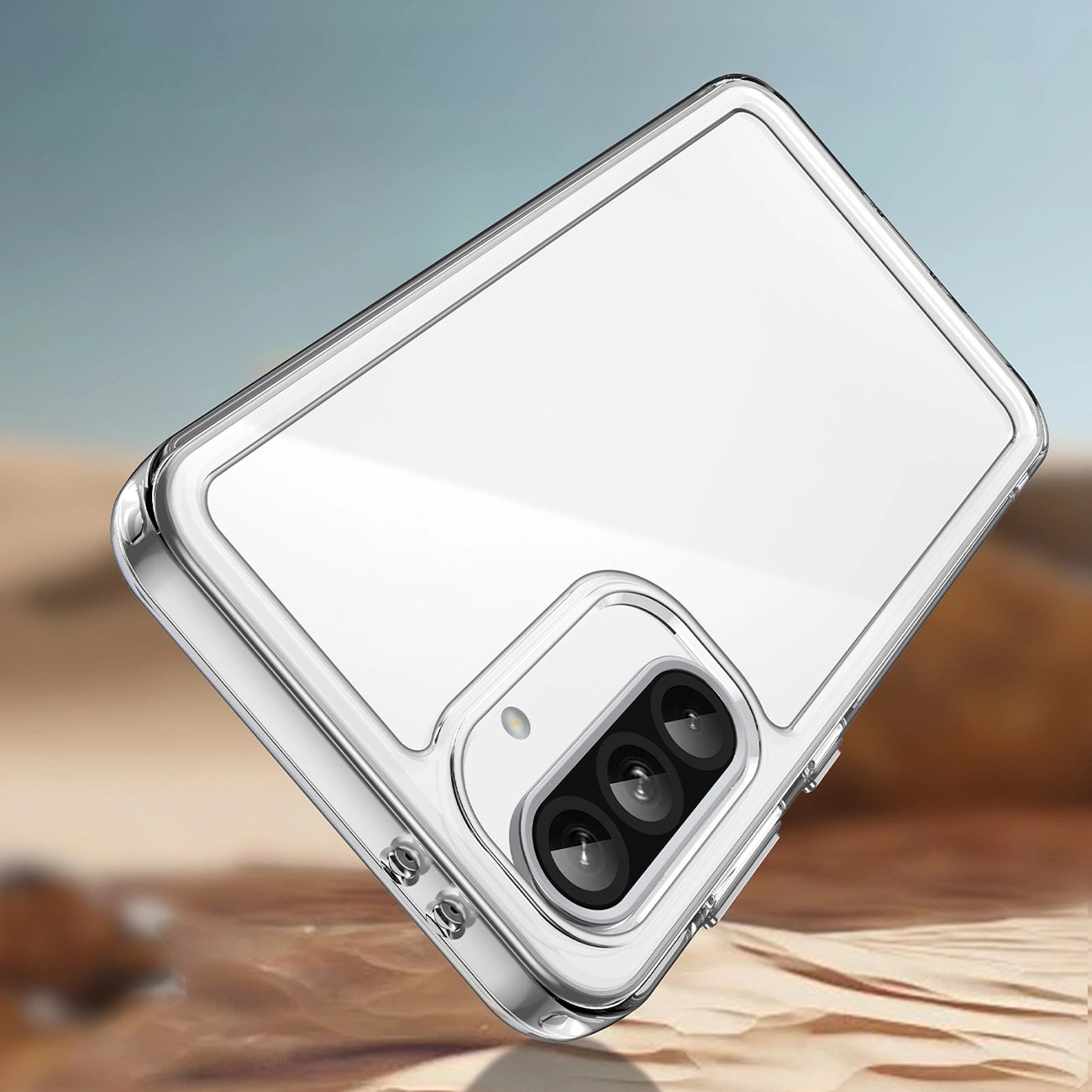 Outer Space Case for Samsung Galaxy A26 Cover with Flexible Frame - Transparent_2