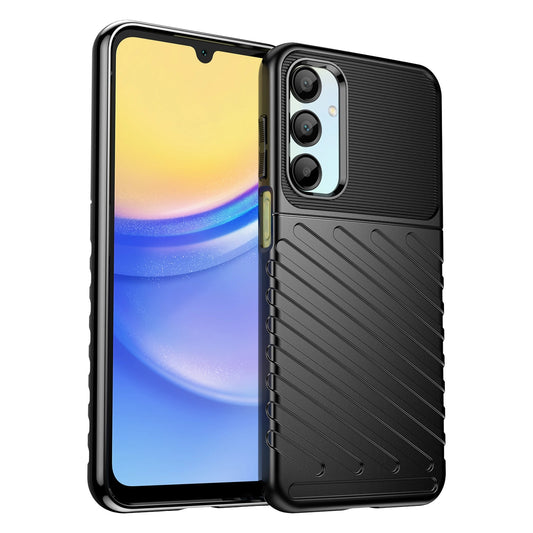 Thunder Case for Samsung Galaxy A26 Silicone Armored Cover - Black_0