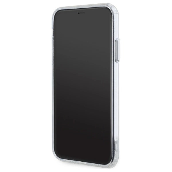 Etui Karl Lagerfeld IML Metal Choupette Head MagSafe na iPhone 11 - białe_4
