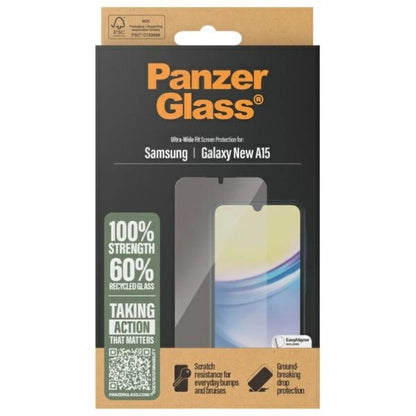 Szkło hartowane PanzerGlass Screen Protection Ultra-Wide Fit na Samsung Galaxy A16 / A16 5G_3
