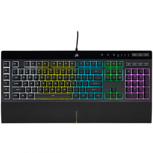 Corsair K55 RGB PRO teclado USB QWERTY EspaÃ±ol Negro_0