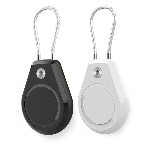 Apple AirTag Case Waterproof with Steel Cable - Black + White (2 pieces)_0