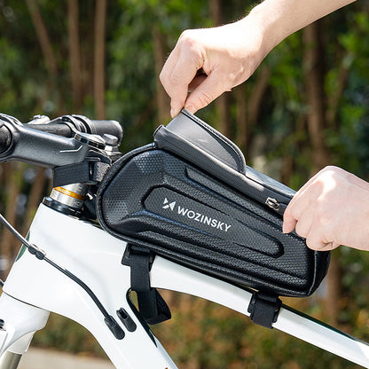 Wozinsky bicycle bag for the frame, armored, with a phone pocket, 1.7 l - black_4