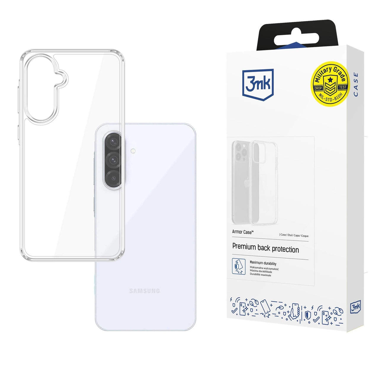 3mk Armor Case for Samsung Galaxy A36 5G - Transparent_0