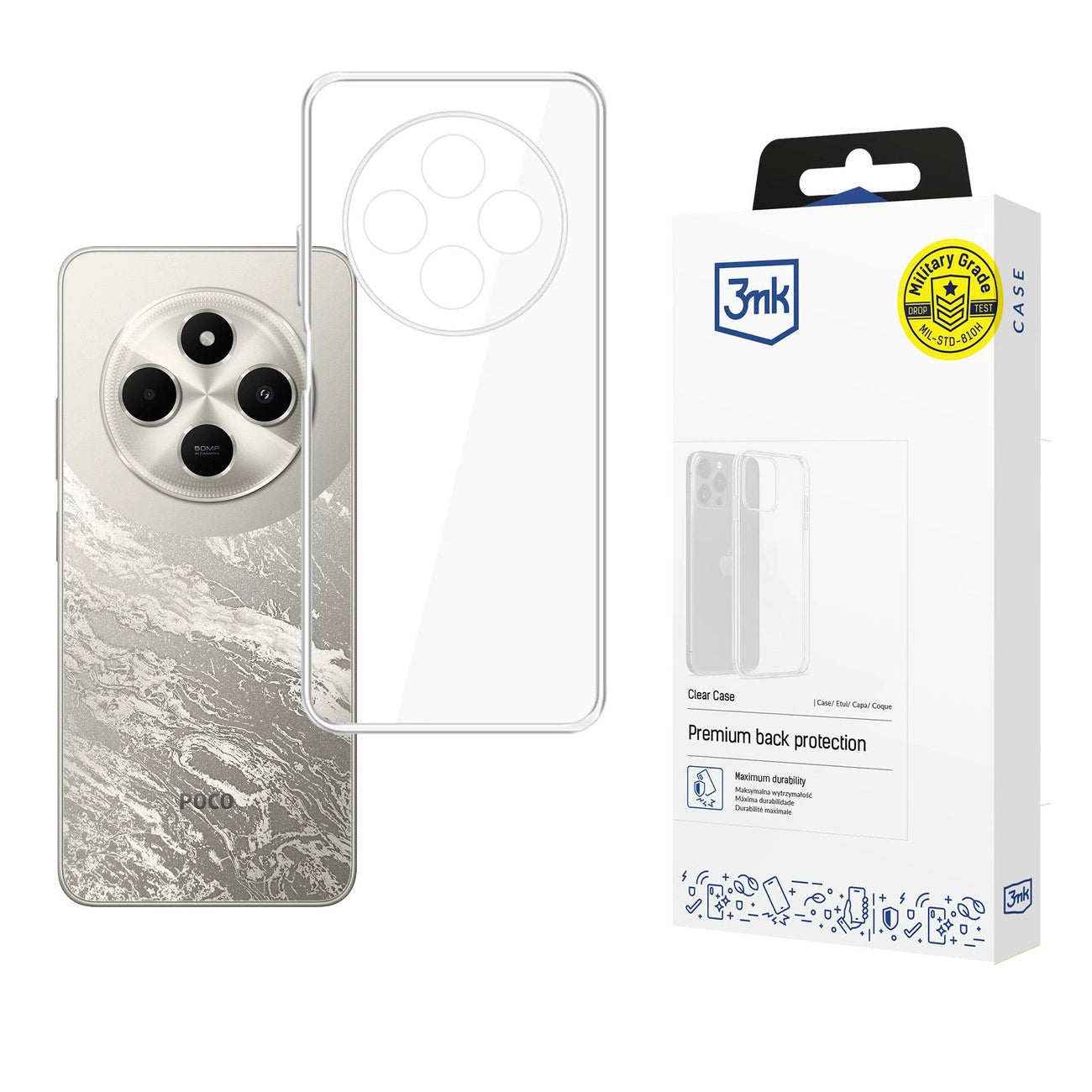 3mk Clear Case for Xiaomi Poco C75 - transparent_0