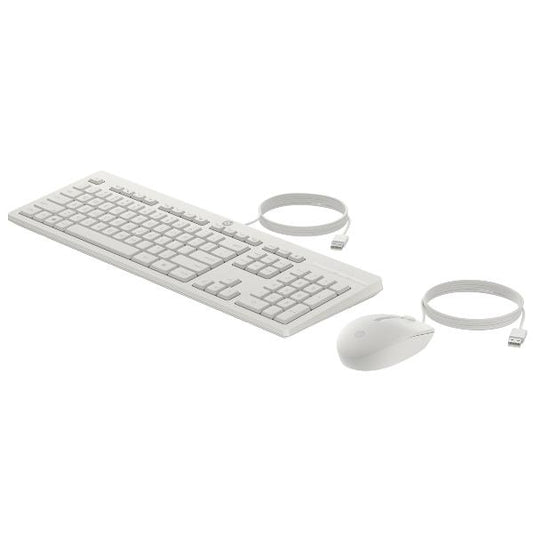 Kit Mouse e tastiera HP Wired USB 225 G2 Bianco (AW5S6AA#ABZ)_0