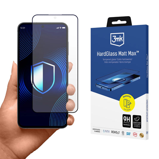 Matte tempered glass 3mk HardGlass Matt Max for Samsung Galaxy S25_0