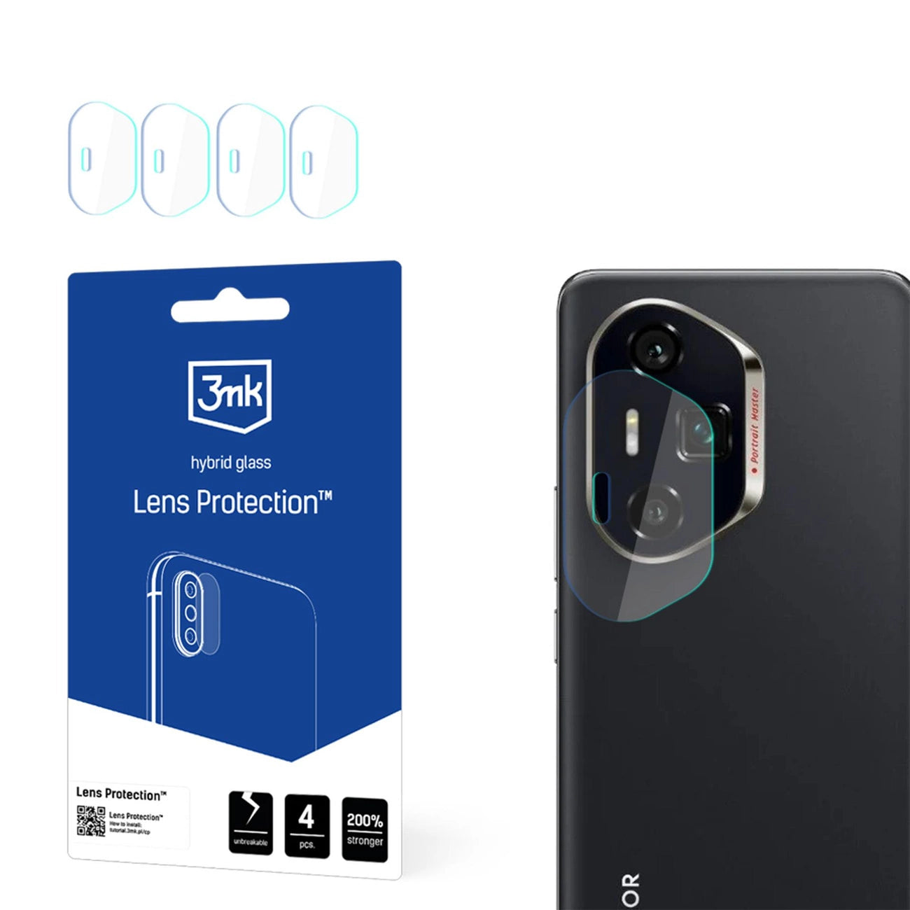 Szkło na obiektyw aparatu 3mk Lens Protection na Honor 300 Ultra_0