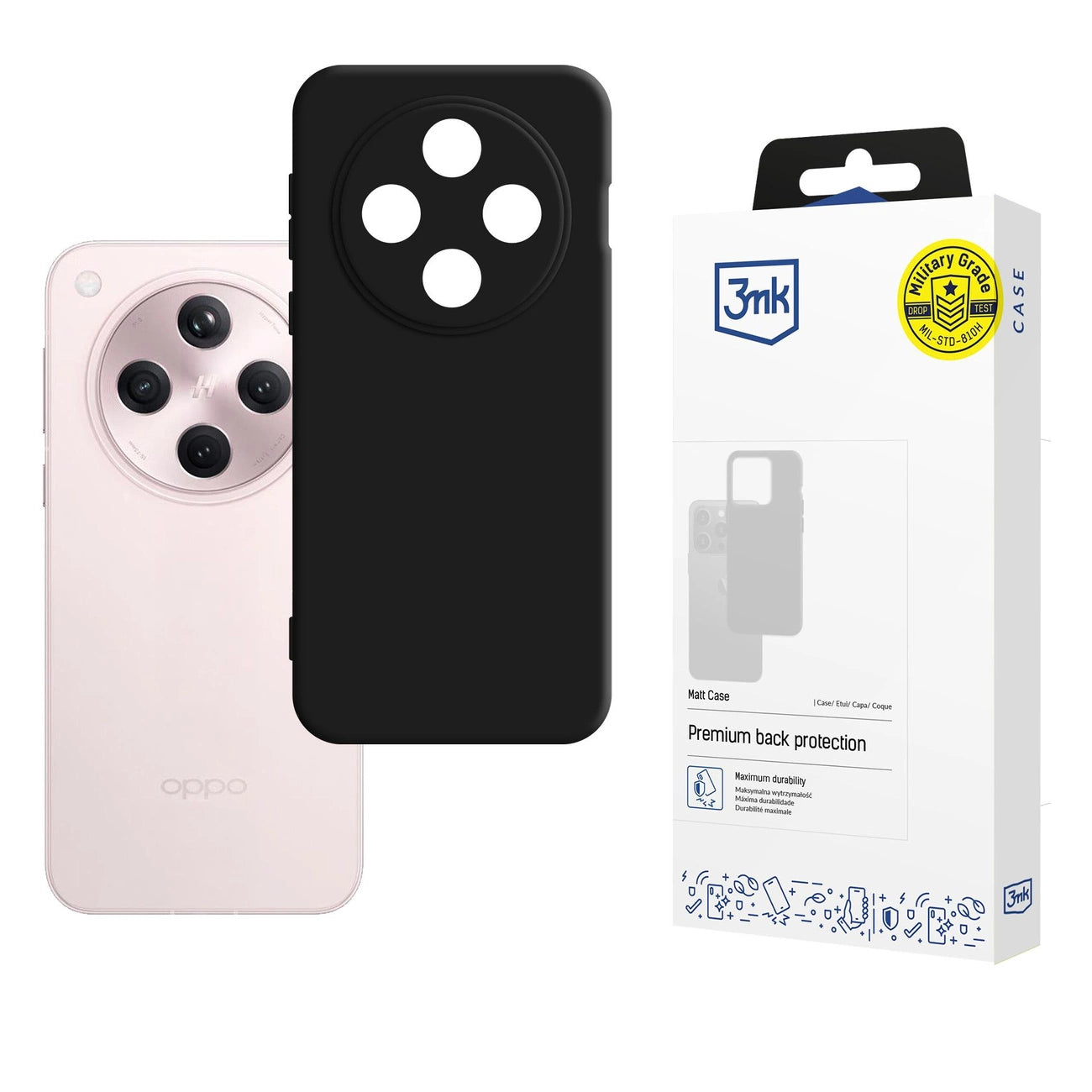 3mk Matt Case for Oppo Find X8 - black_0