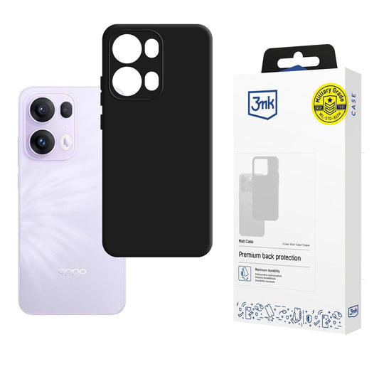 3mk Matt Case for Oppo Reno 13 Pro - Black_0