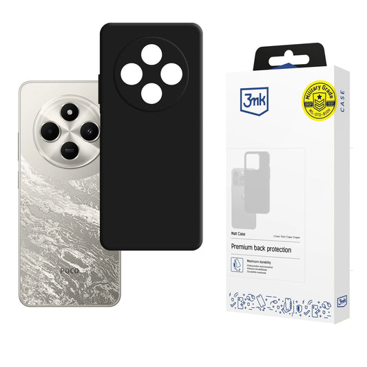 3mk Matt Case for Xiaomi Poco C75 - black_0