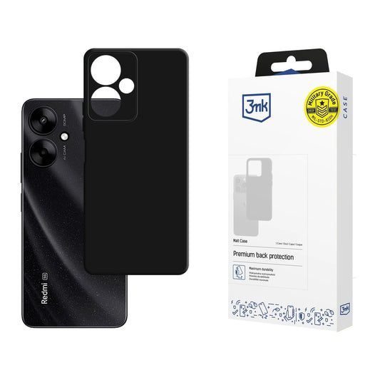 3mk Matt Case for Xiaomi Redmi 13C 5G - black_0