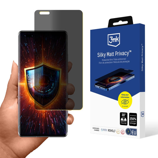 Folia ochronna prywatyzująca matowa 3mk Silky Matt Privacy na Huawei Mate 40 Pro_0