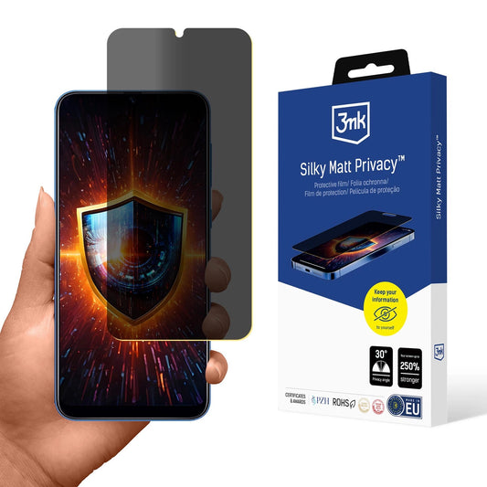 Folia ochronna prywatyzująca matowa 3mk Silky Matt Privacy na Samsung Galaxy A40_0