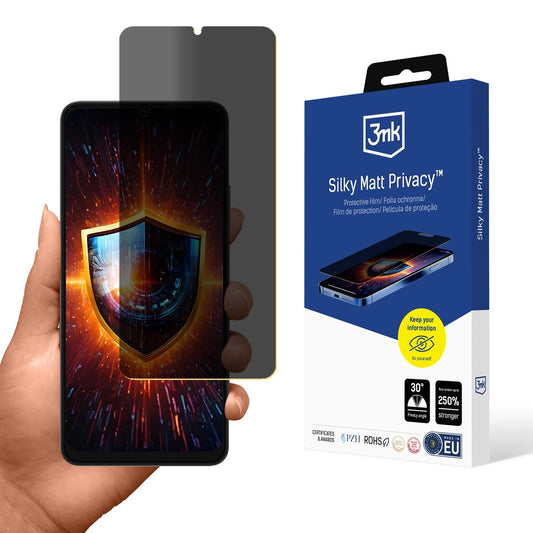 Folia ochronna prywatyzująca matowa 3mk Silky Matt Privacy na UleFone Note 20 Pro_0