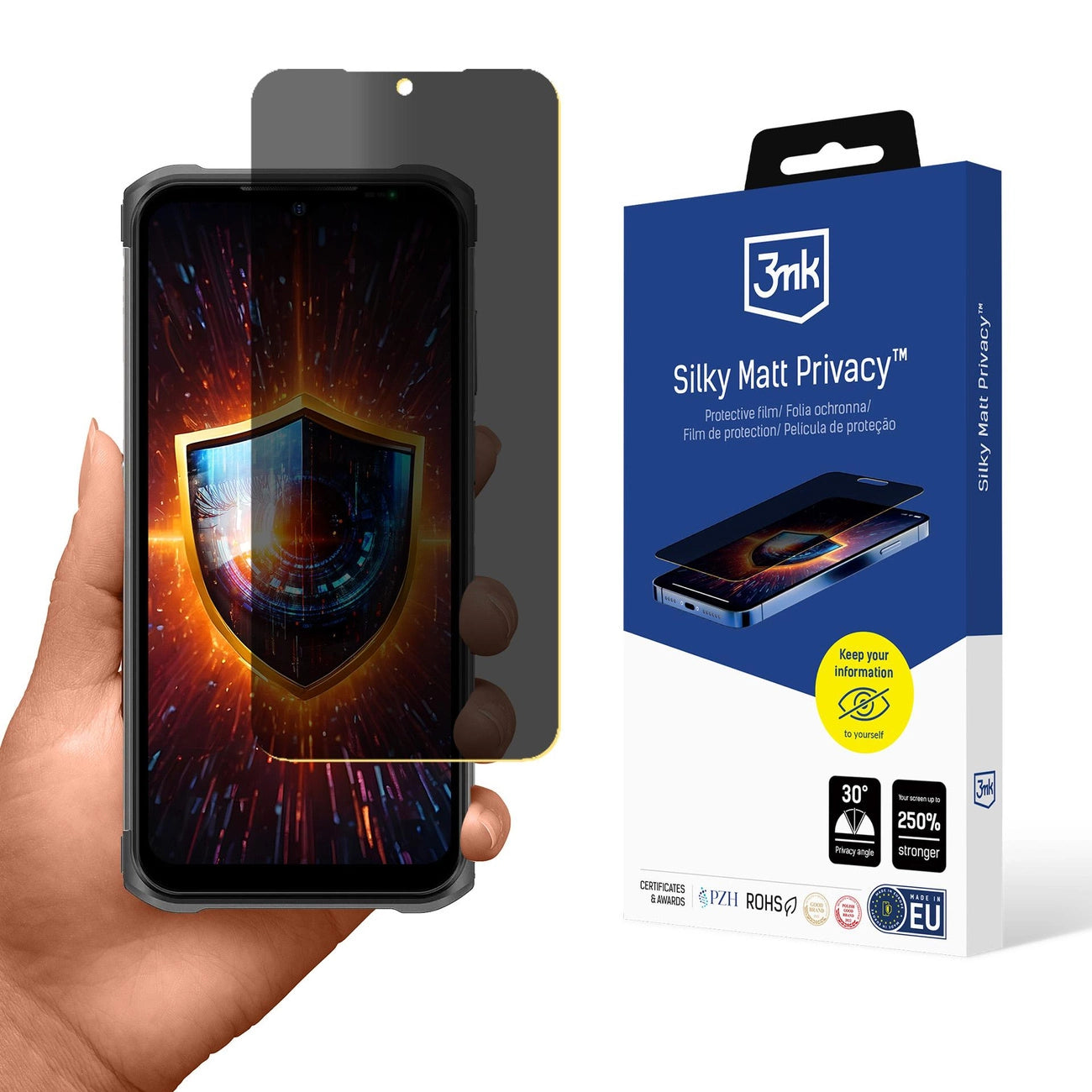 Folia ochronna prywatyzująca matowa 3mk Silky Matt Privacy na Ulefone Armor 12S_0