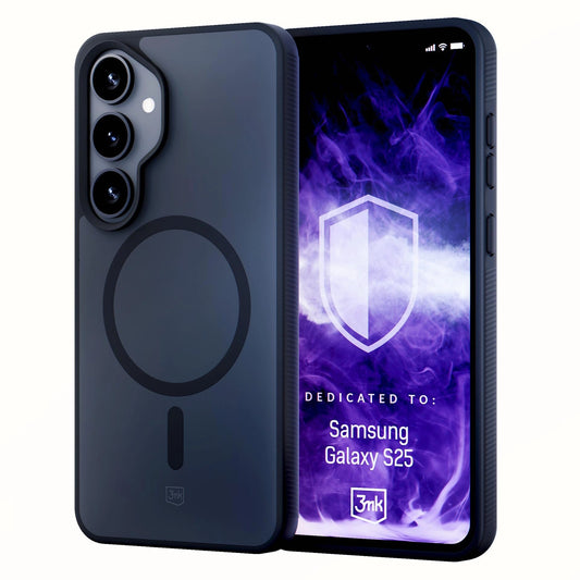3mk Smoke MagCase for Samsung Galaxy S25 - Black_0