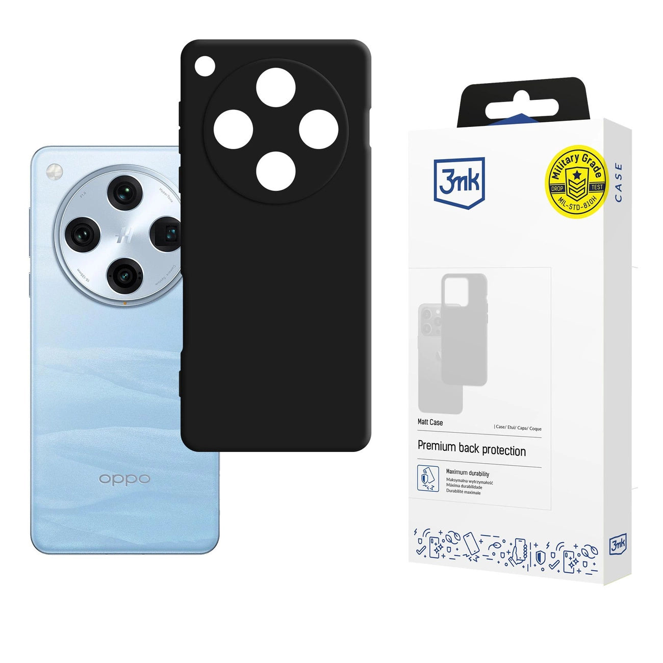 Etui 3mk Matt Case na Oppo Find X8 Pro - czarne_0