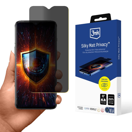 Folia ochronna prywatyzująca matowa 3mk Silky Matt Privacy na OnePlus 7_0