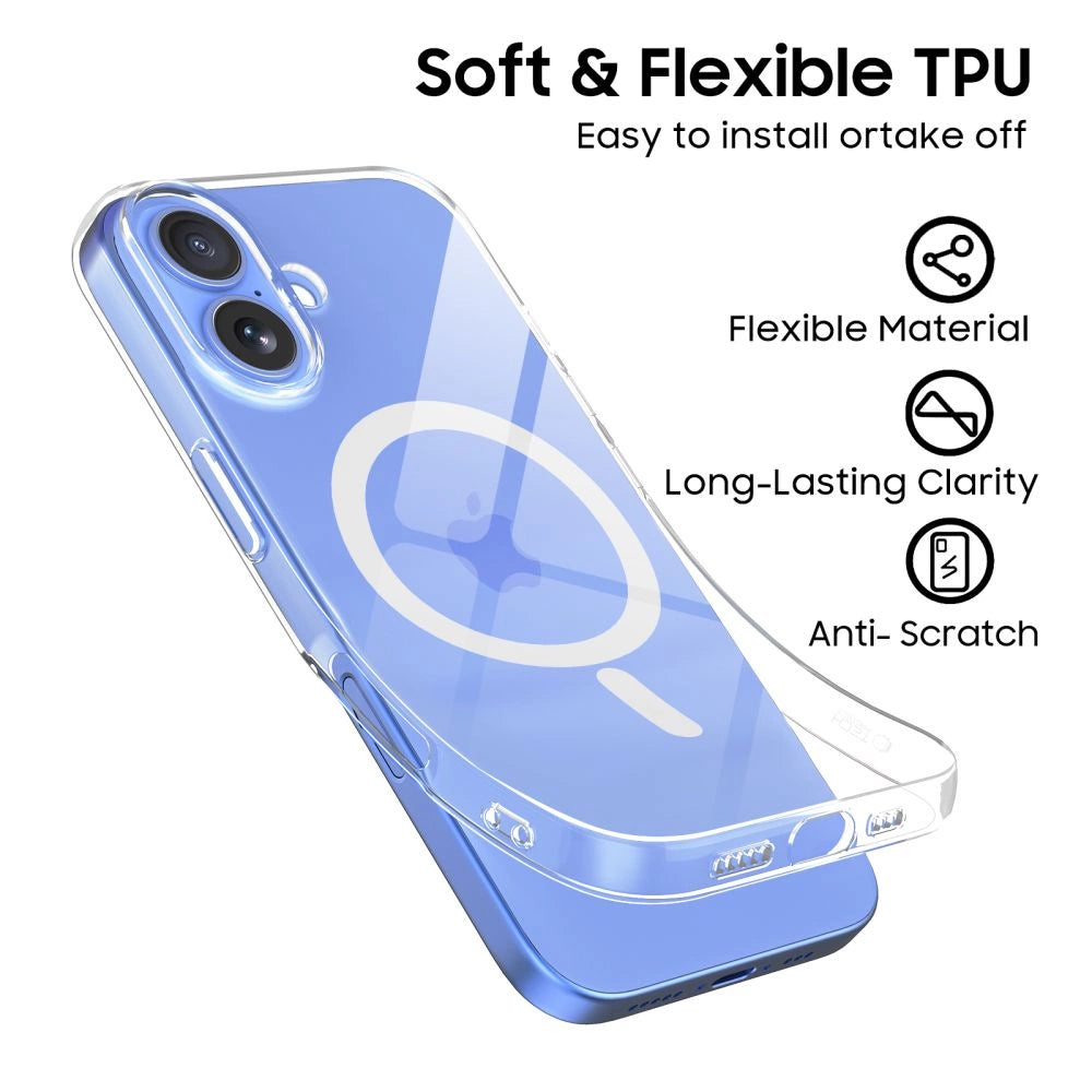 Etui Tech-Protect FlexAir MagSafe na iPhone 16 - przezroczyste_4
