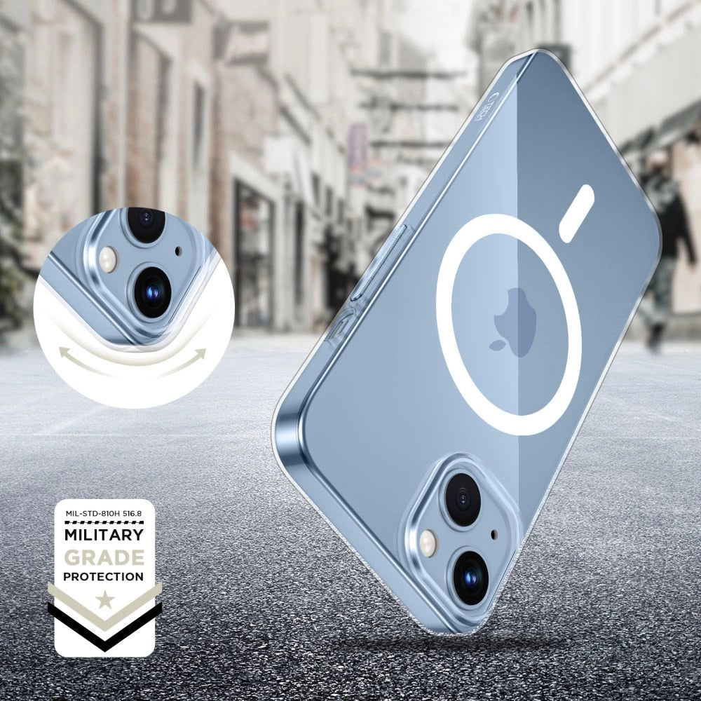 Etui Tech-Protect FlexAir MagSafe na iPhone 13 / 14  - przezroczyste_1