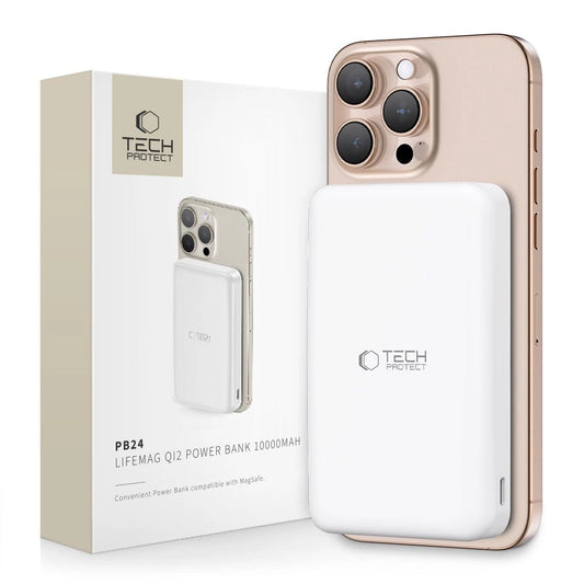 Powerbank Tech-Protect PB24 LifeMag QI2 MagSafe 10000 mAh - biały_0
