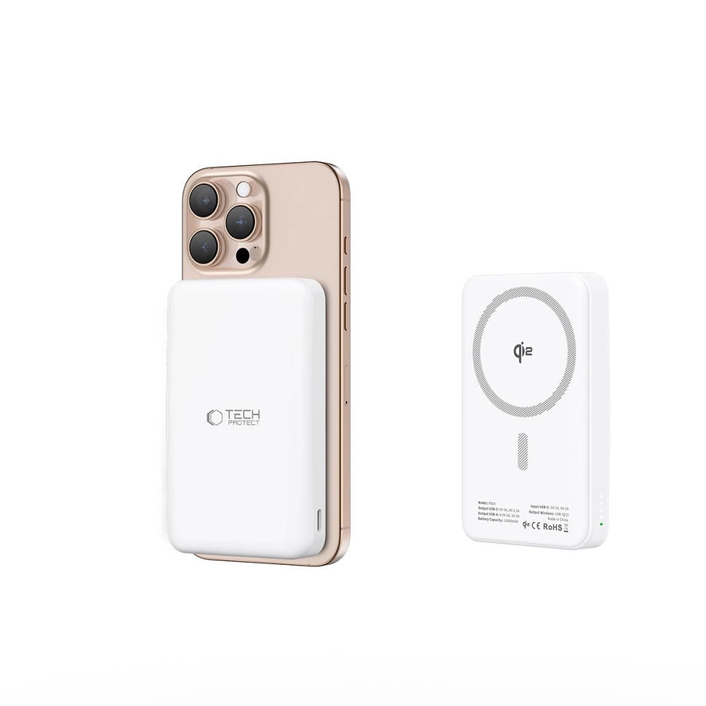 Powerbank Tech-Protect PB24 LifeMag QI2 MagSafe 10000 mAh - biały_5