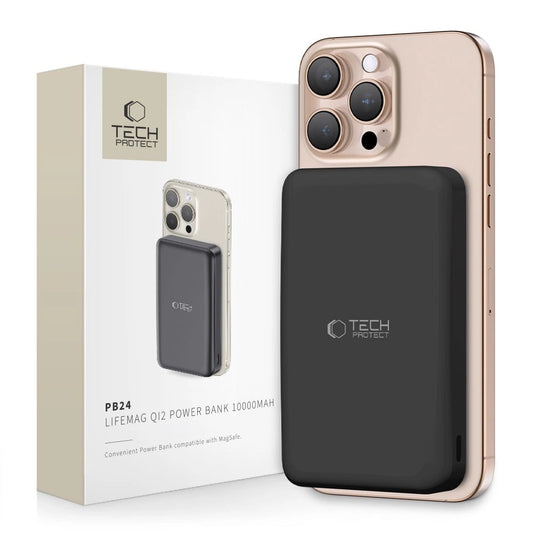 Powerbank Tech-Protect PB24 LifeMag QI2 MagSafe 10000 mAh - czarny_0