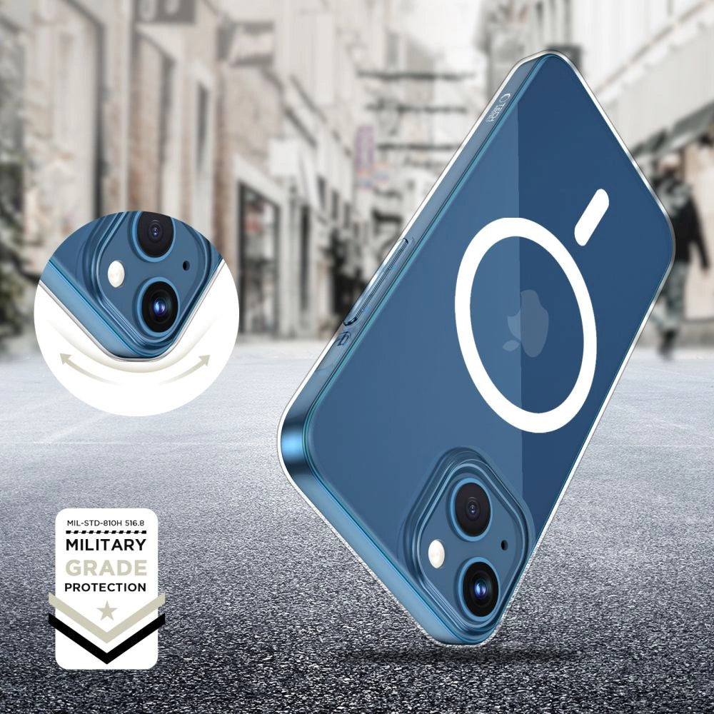 Etui Tech-Protect FlexAir MagSafe na iPhone 13 Mini - przezroczyste_1