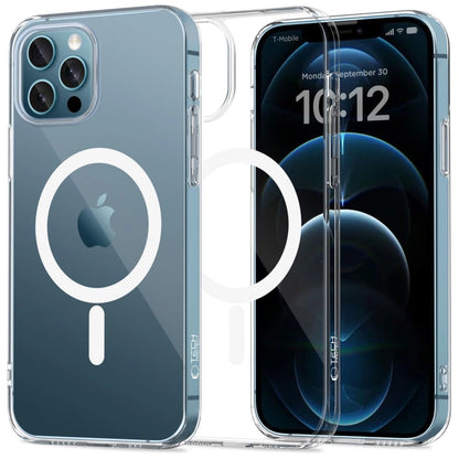 Etui Tech-Protect FlexAir MagSafe na iPhone 12 / 12 Pro - przezroczyste_0