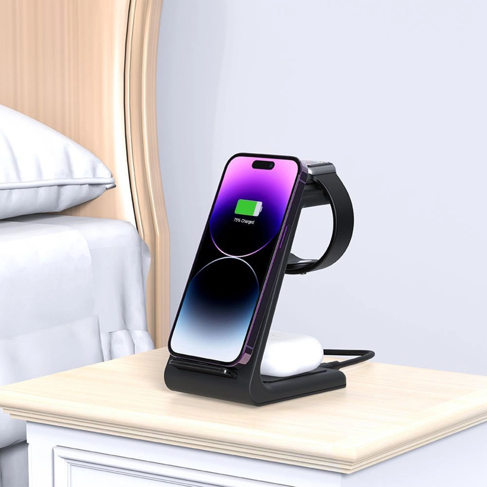 Stacja ładująca Tech-Protect QI15W-A36 3w1 dla Apple - czarna_5