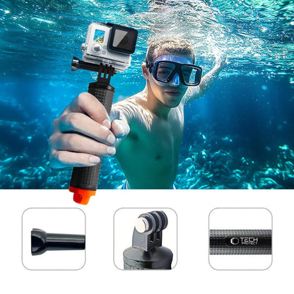Uchwyt / bojka wypornościowa Tech-Protect GA100 Hand Grip do GoPro / DJI - czarny_3
