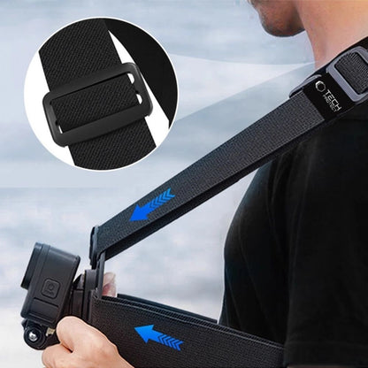 Szelki na klatkę piersiową Tech-Protect GA100 Chest Mount do GoPro / DJI - czarne_1