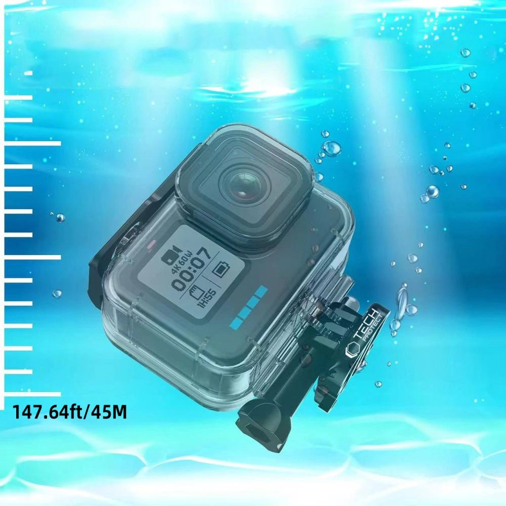 Etui Tech-Protect GA200 wodoodporne do GoPro Hero 9 / 10 / 11 / 12 - przezroczyste_2