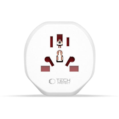 Przejściówka / adapter Tech-Protect Universal Travel Adapter na EU - biała_3