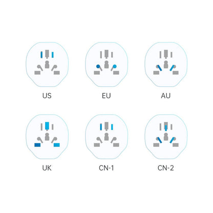 Przejściówka / adapter Tech-Protect Universal Travel Adapter na EU - biała_4
