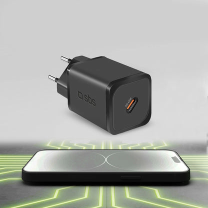 SBS TETRGAN1C45W 45W GaN USB-C Wall Charger with Power Delivery - Black_6